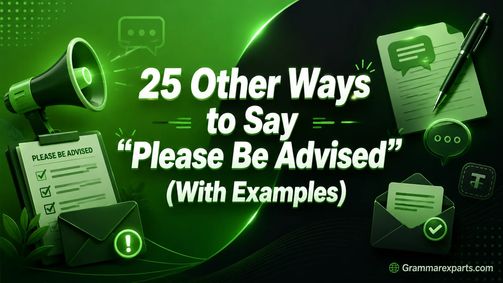 Other Ways to Say “Please Be Advised” (With Examples)