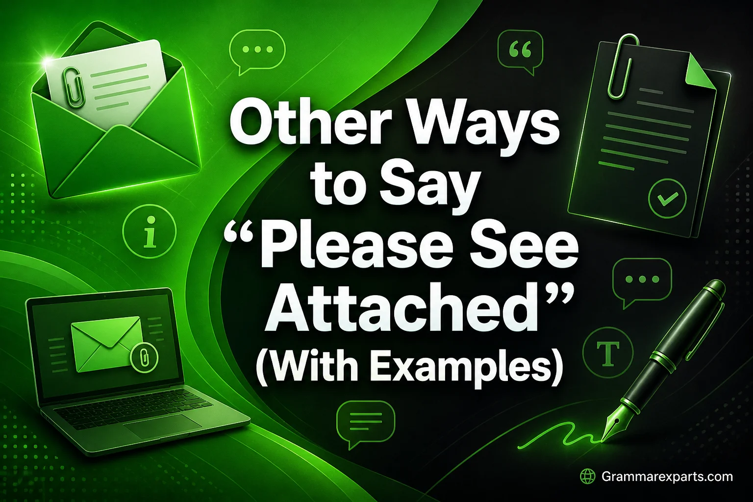 Other Ways to Say “Please See Attached” (With Examples)