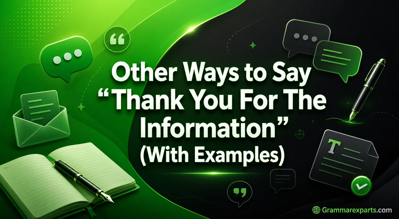 Other Ways to Say “Thank You For The Information” (With Examples)