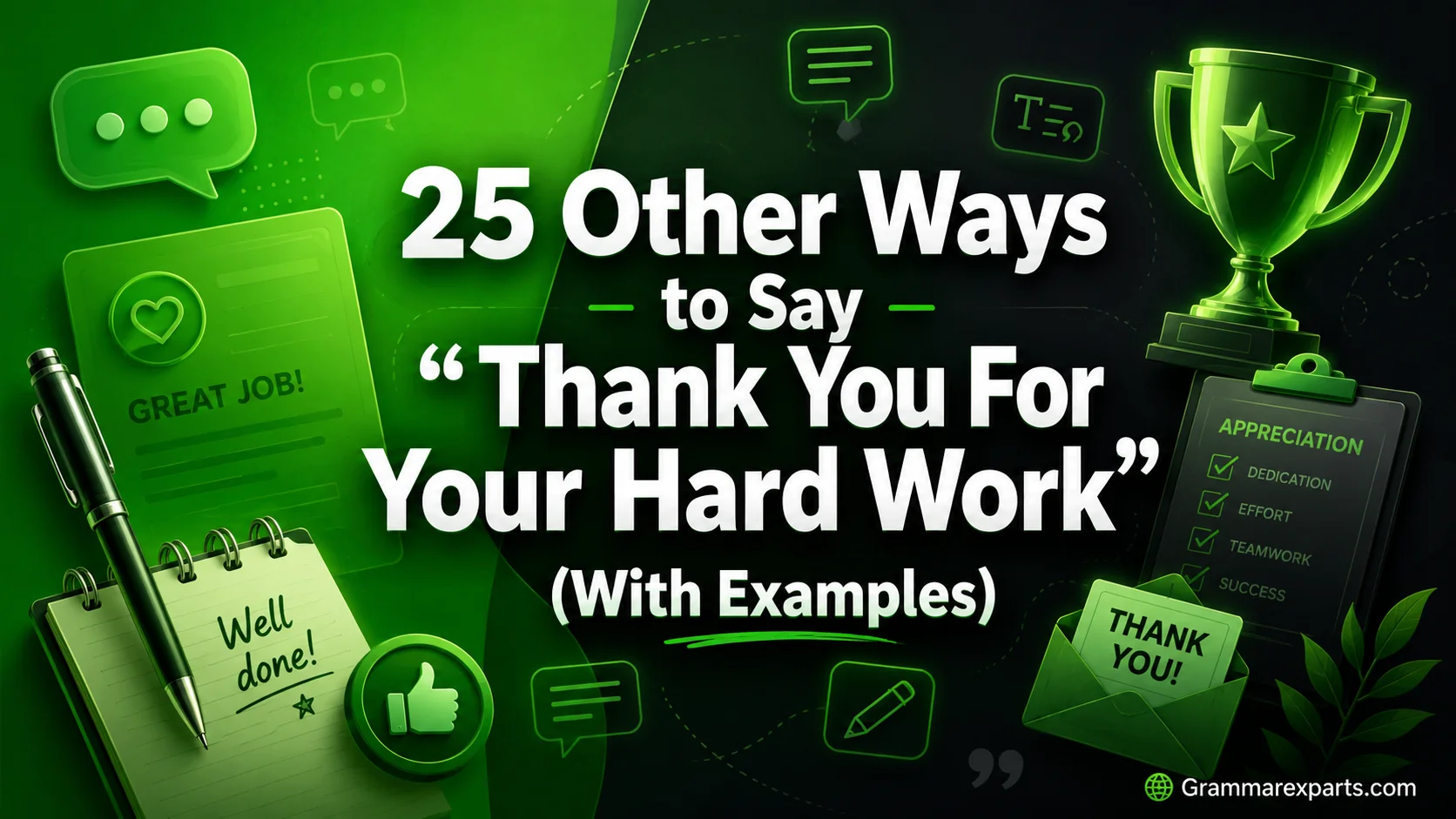 Other Ways to Say “Thank You For Your Hard Work” (With Examples)