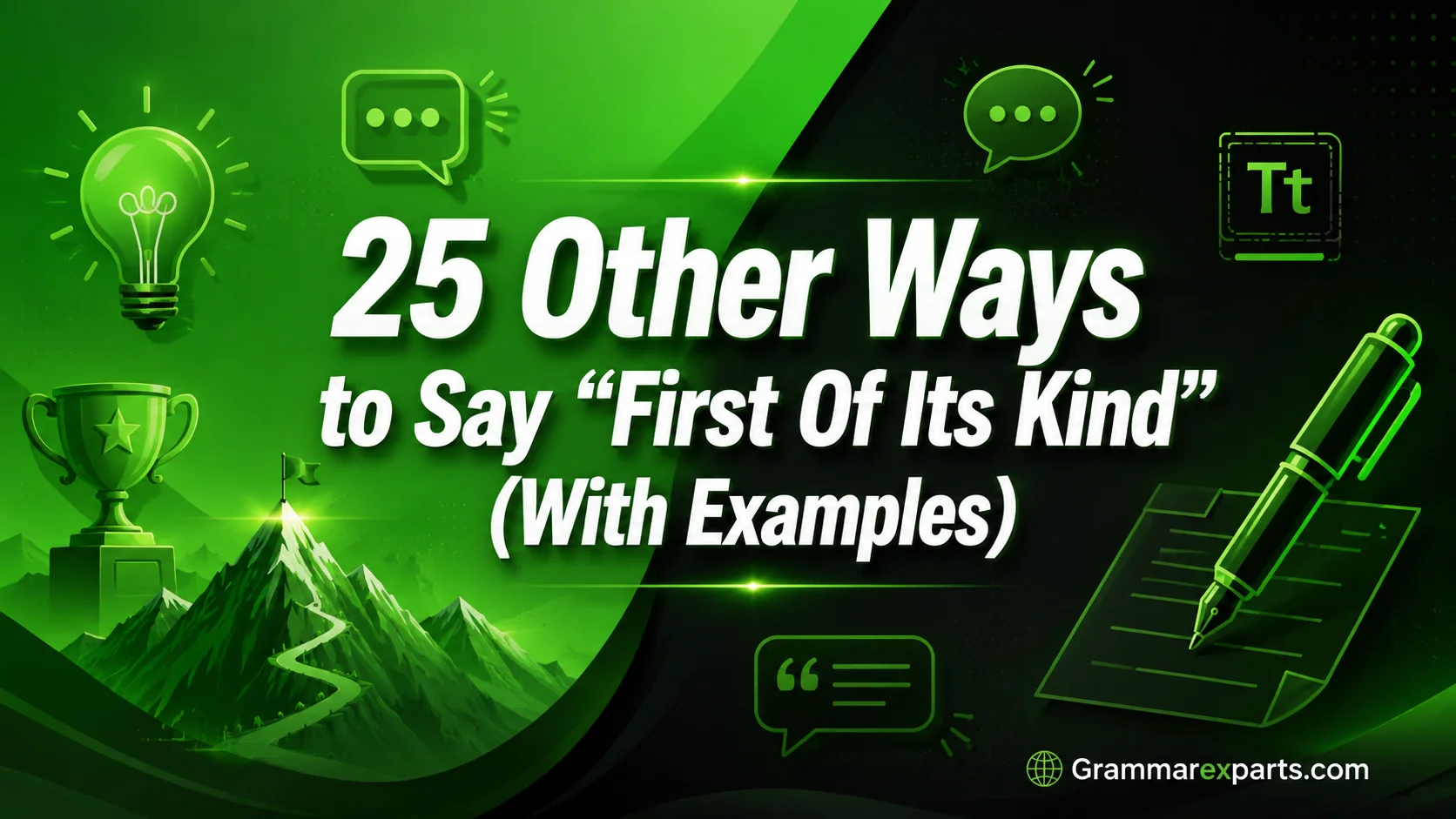 Other Ways to Say “First Of Its Kind” (With Examples)
