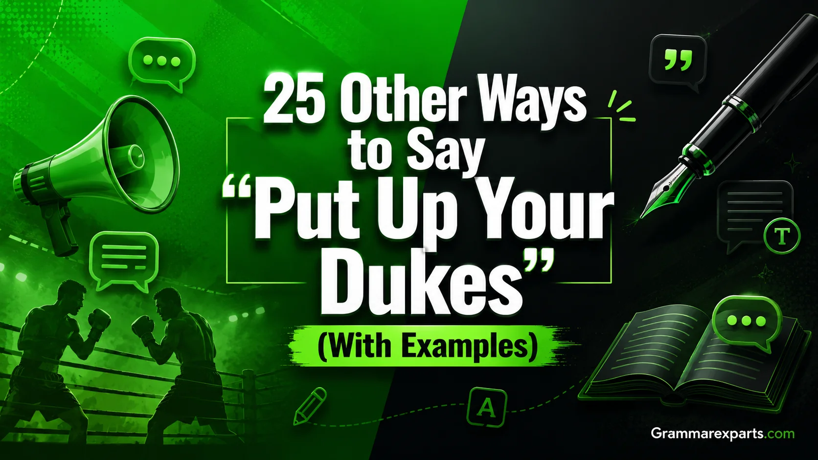 Other Ways to Say “Put Up Your Dukes” (With Examples)
