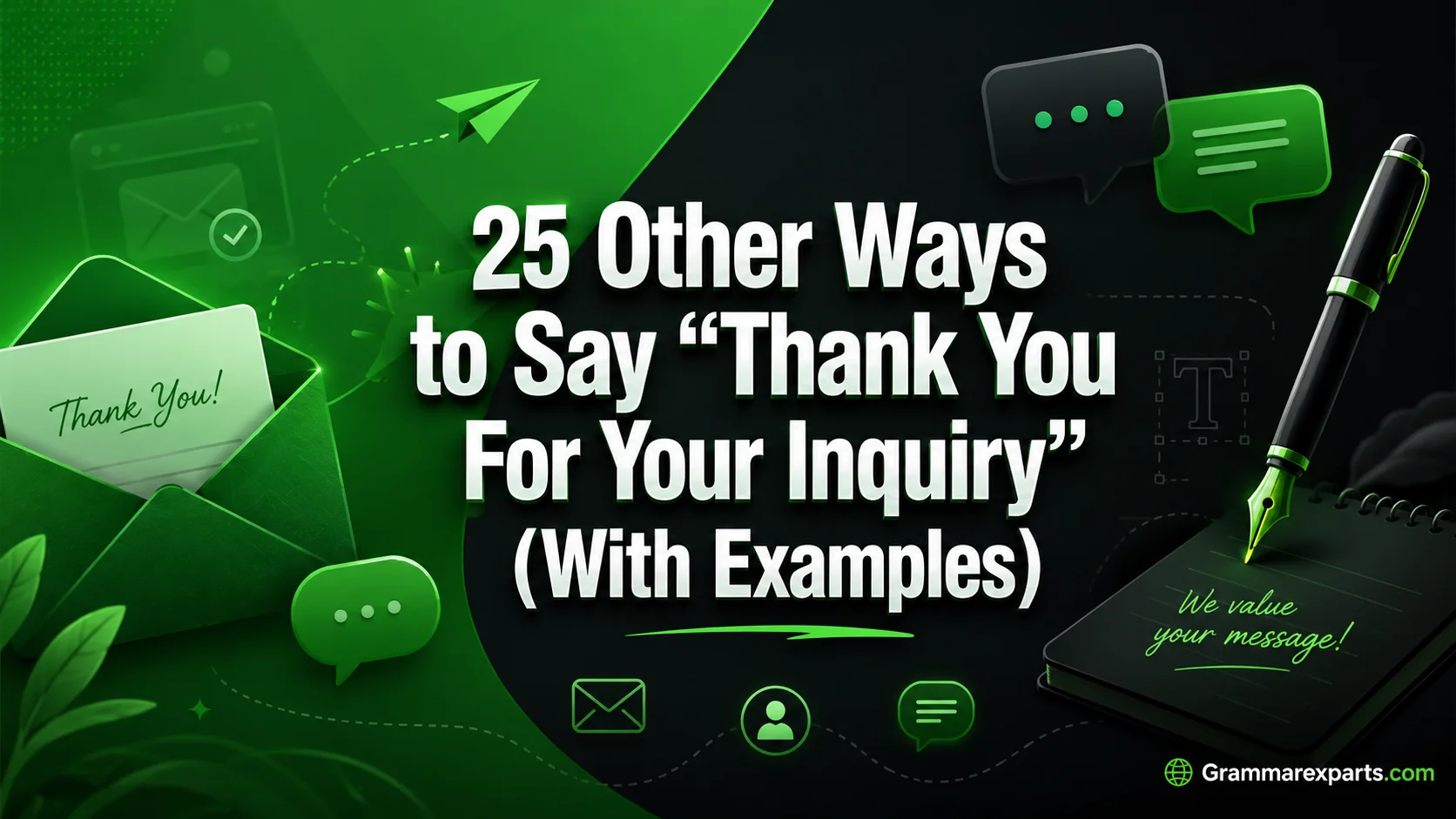 Other Ways to Say “Thank You For Your Inquiry” (With Examples)