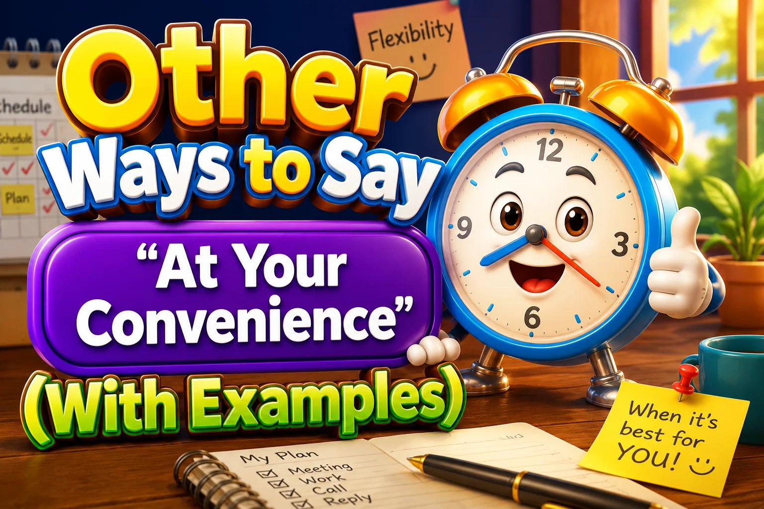 Other Ways to Say “At Your Convenience” (With Examples)