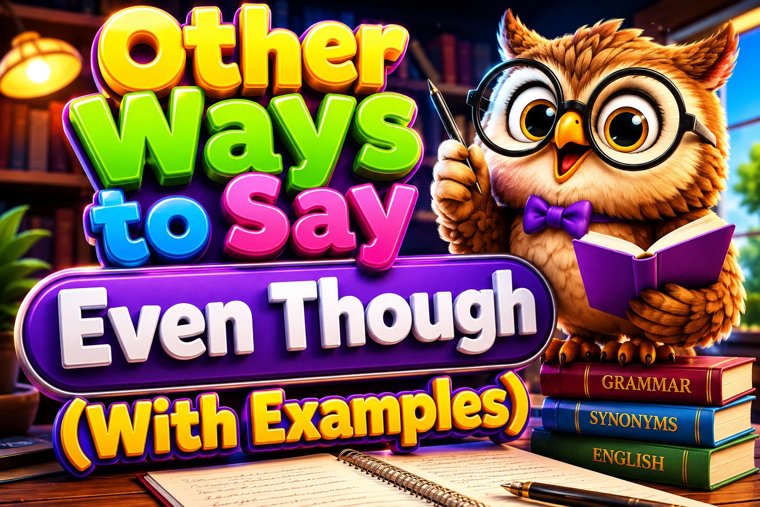 Other Ways to Say “Even Though” (With Examples)