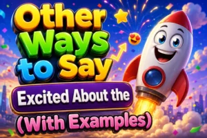 Other Ways to Say “Excited About the” (With Examples)