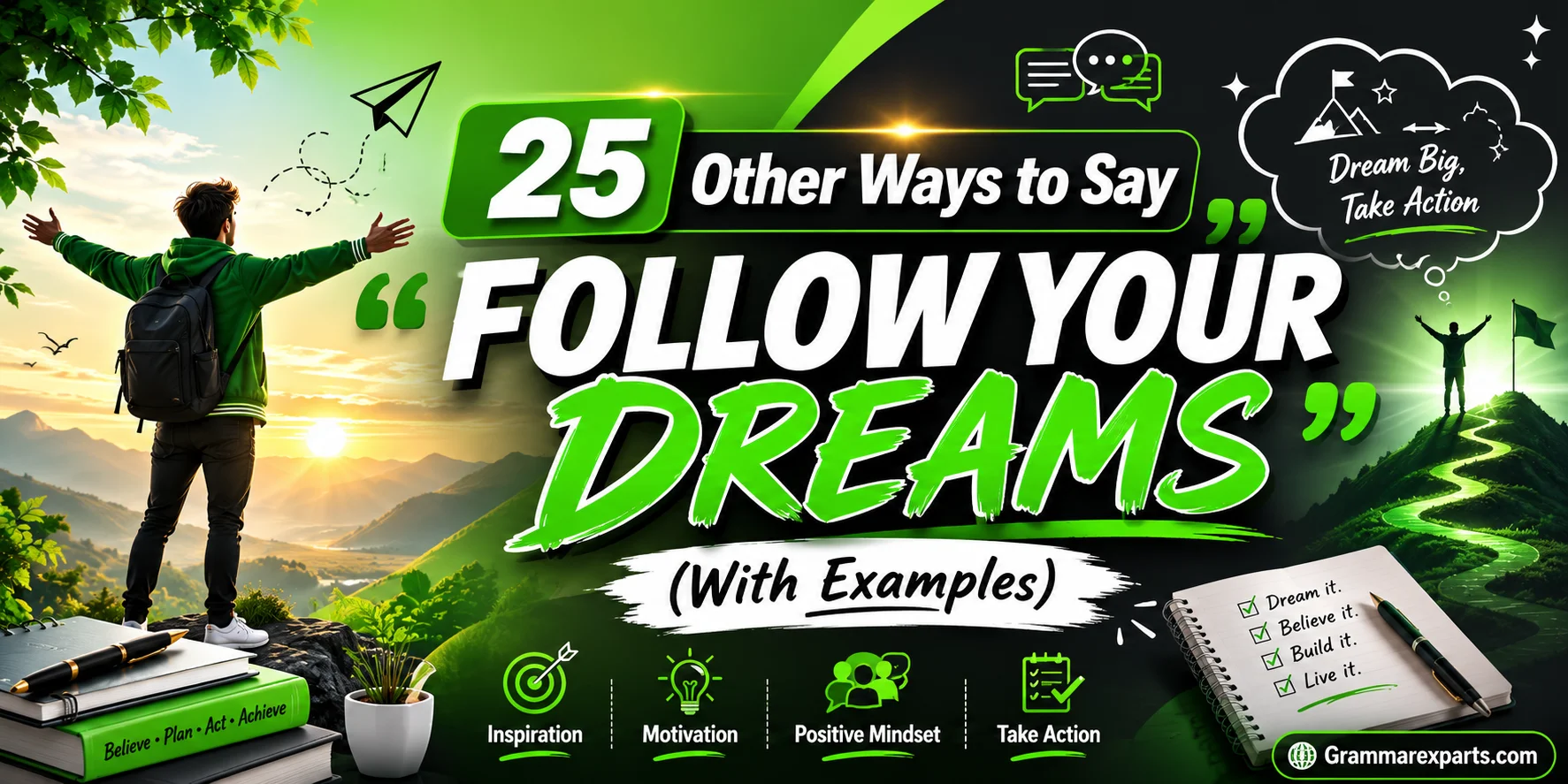 Other Ways to Say "Follow Your Dreams" (With Examples)