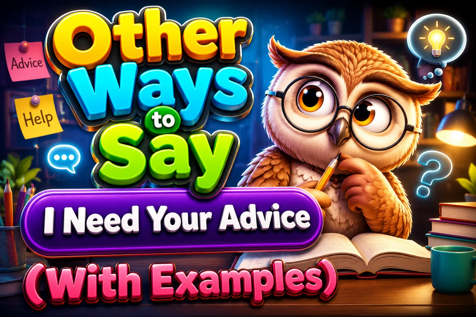 25 Other Ways to Say “I Need Your Advice” (With Examples)