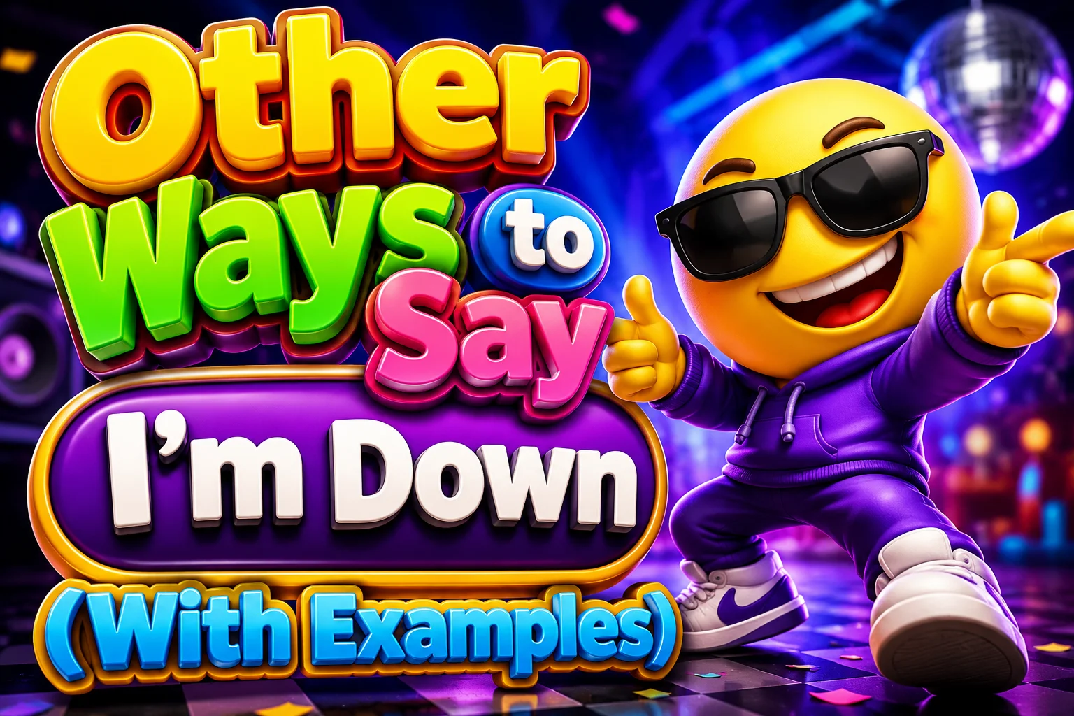 Other Ways to Say “I’m Down” (With Examples)