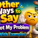 Other Ways to Say "Not My Problem" (With Examples)