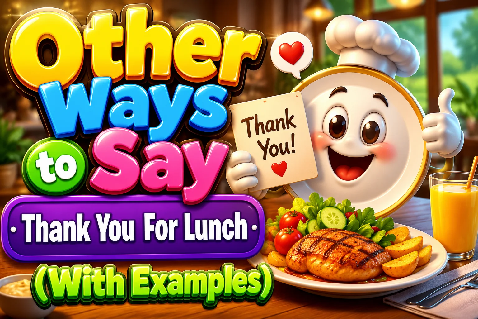 Other Ways to Say “Thank You For Lunch” (With Examples)