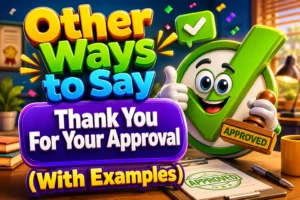 Other Ways to Say “Thank You For Your Approval” (With Examples)