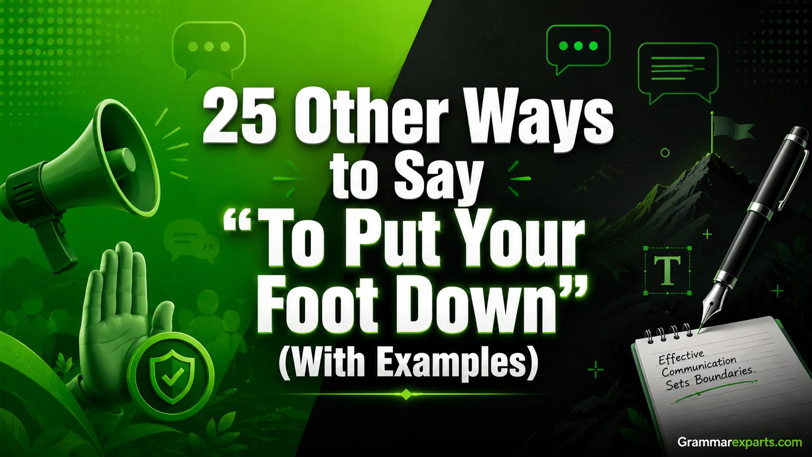 Other Ways to Say “To Put Your Foot Down” (With Examples)