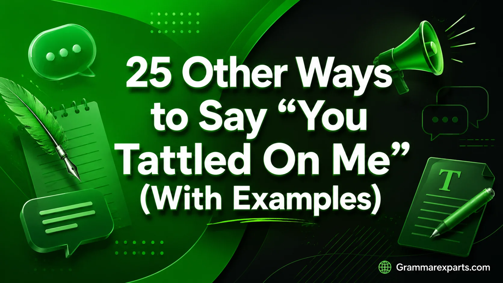 Other Ways to Say “You Tattled On Me” (With Examples)
