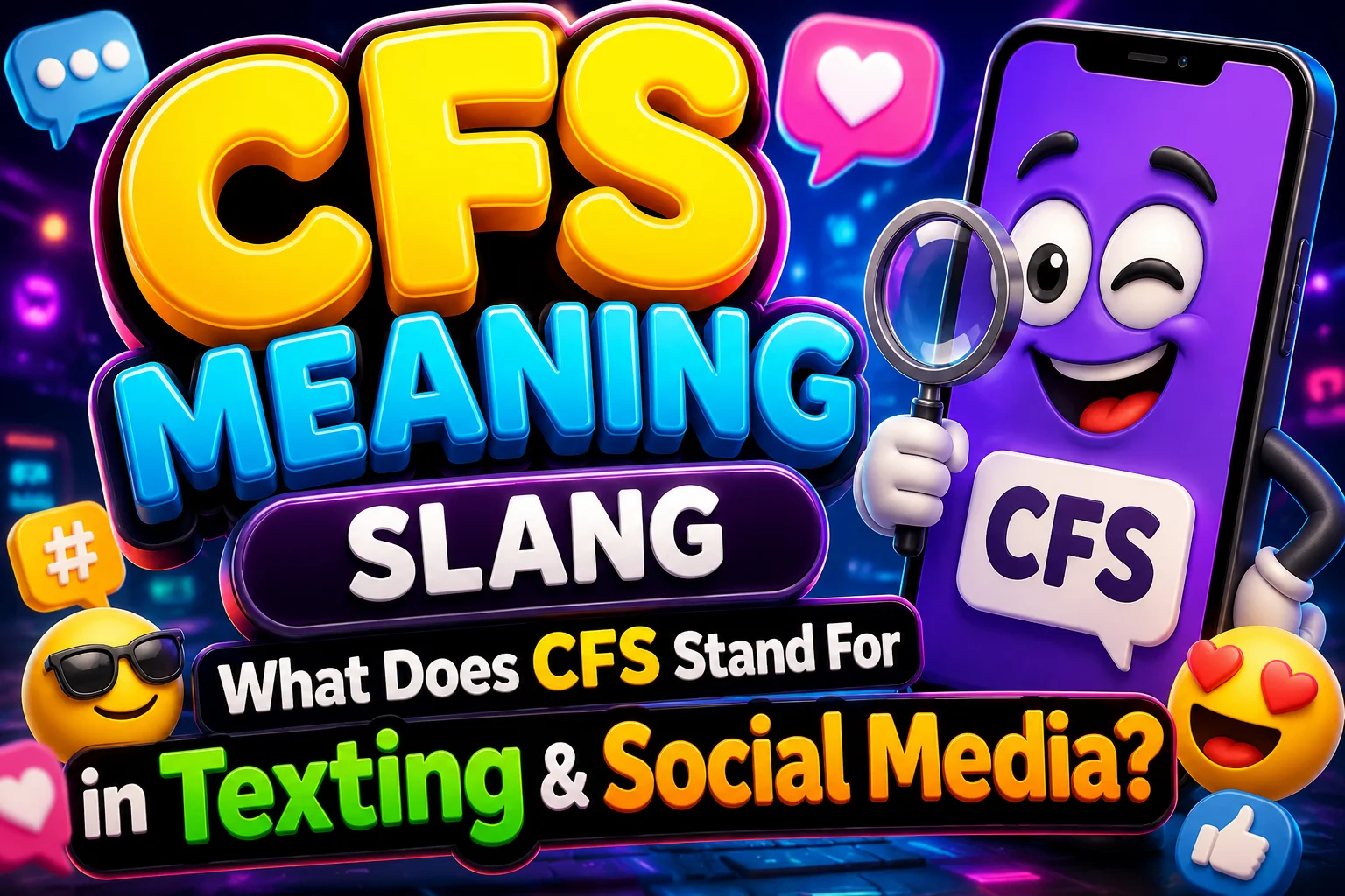 CFS Meaning Slang: What Does CFS Stand For in Texting & Social Media?