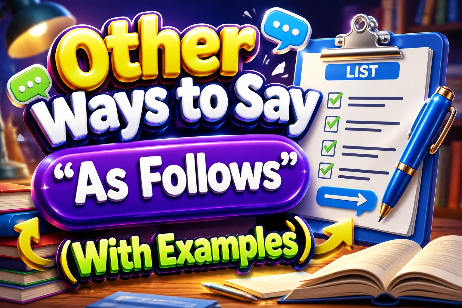 Other Ways to Say “As Follows” (With Examples)