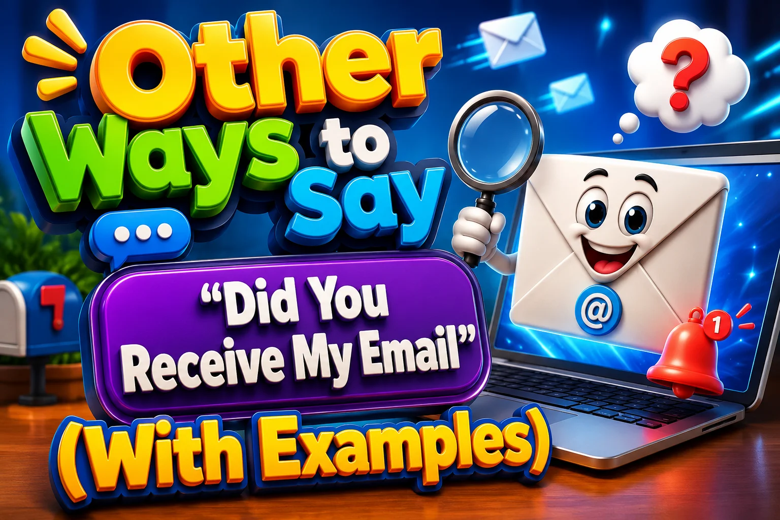 Other Ways to Say “Did You Receive My Email” (With Examples)