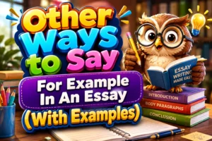 Other Ways to Say “For Example In An Essay” (With Examples)
