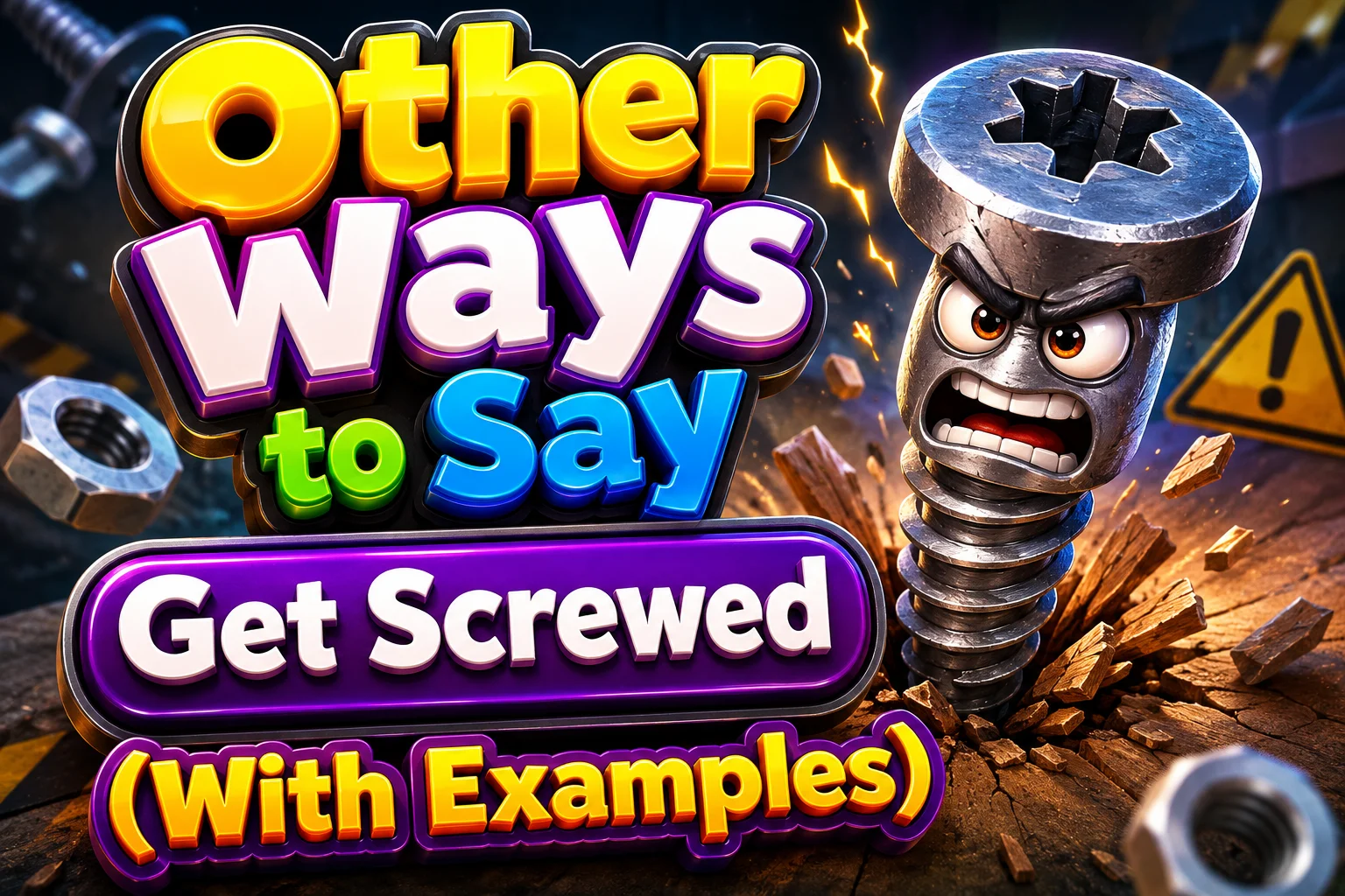 Other Ways to Say "Get Screwed" (With Examples)