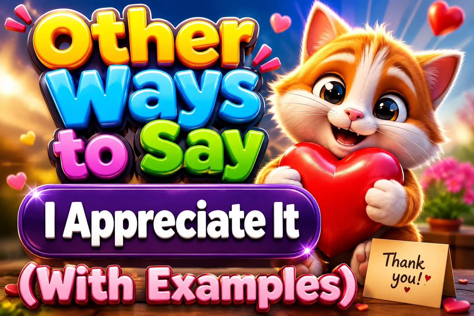 Other Ways to Say “I Appreciate It” (With Examples)