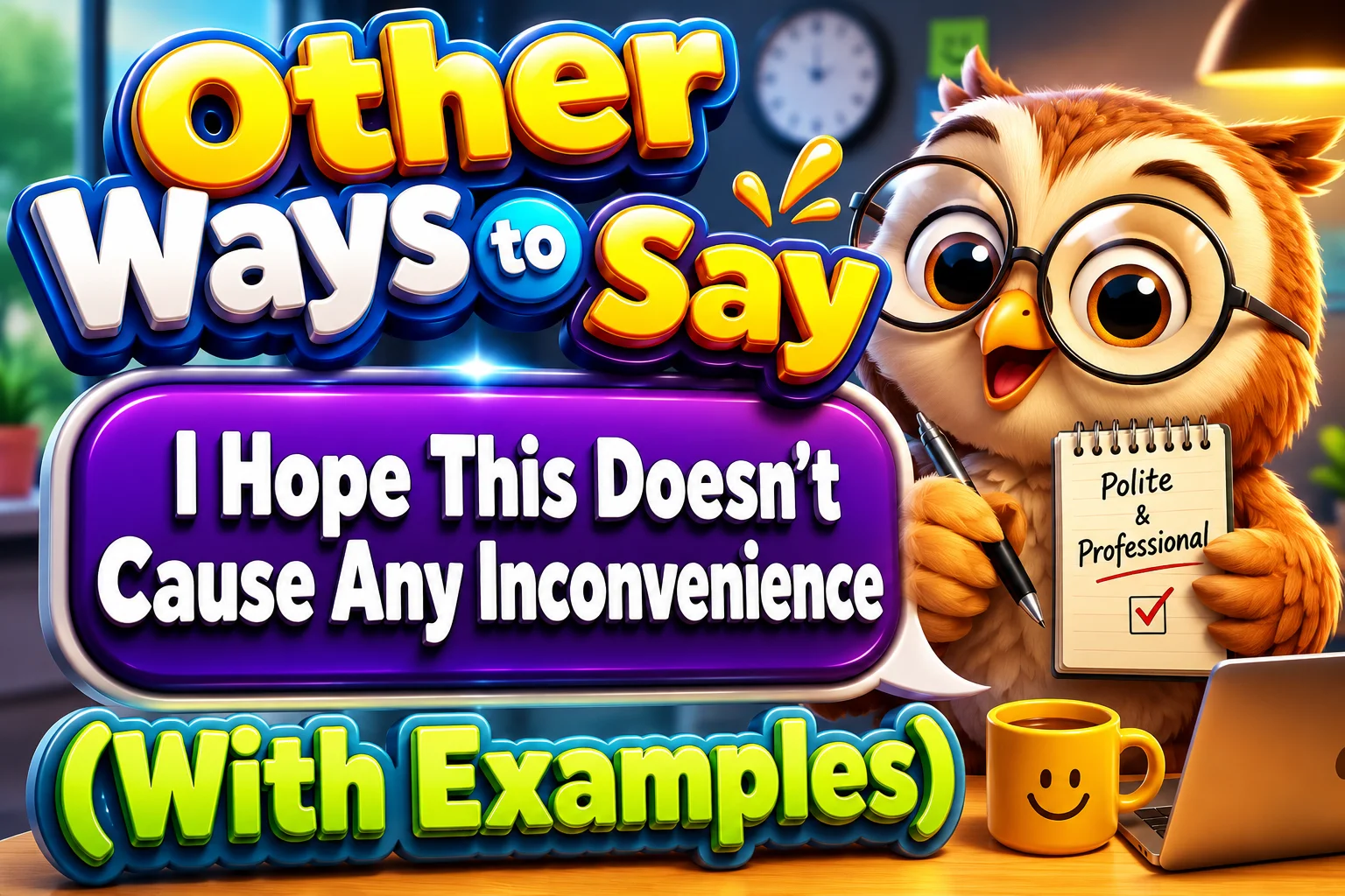 Other Ways to Say “I Hope This Doesn’t Cause Any Inconvenience” (With Examples)