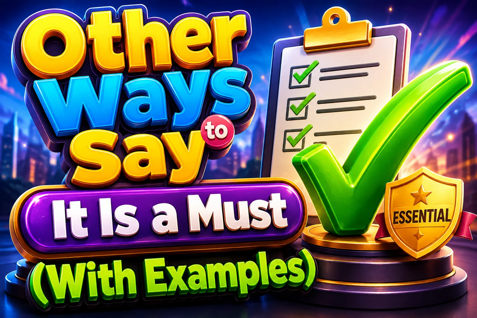 Other Ways to Say “It Is a Must” (With Examples)