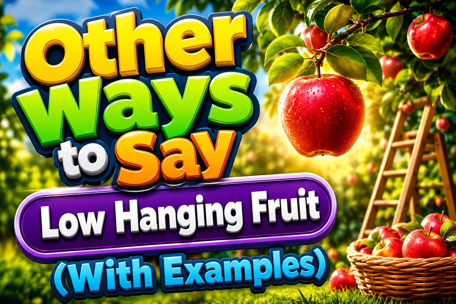 Other Ways to Say “Low Hanging Fruit” (With Examples)