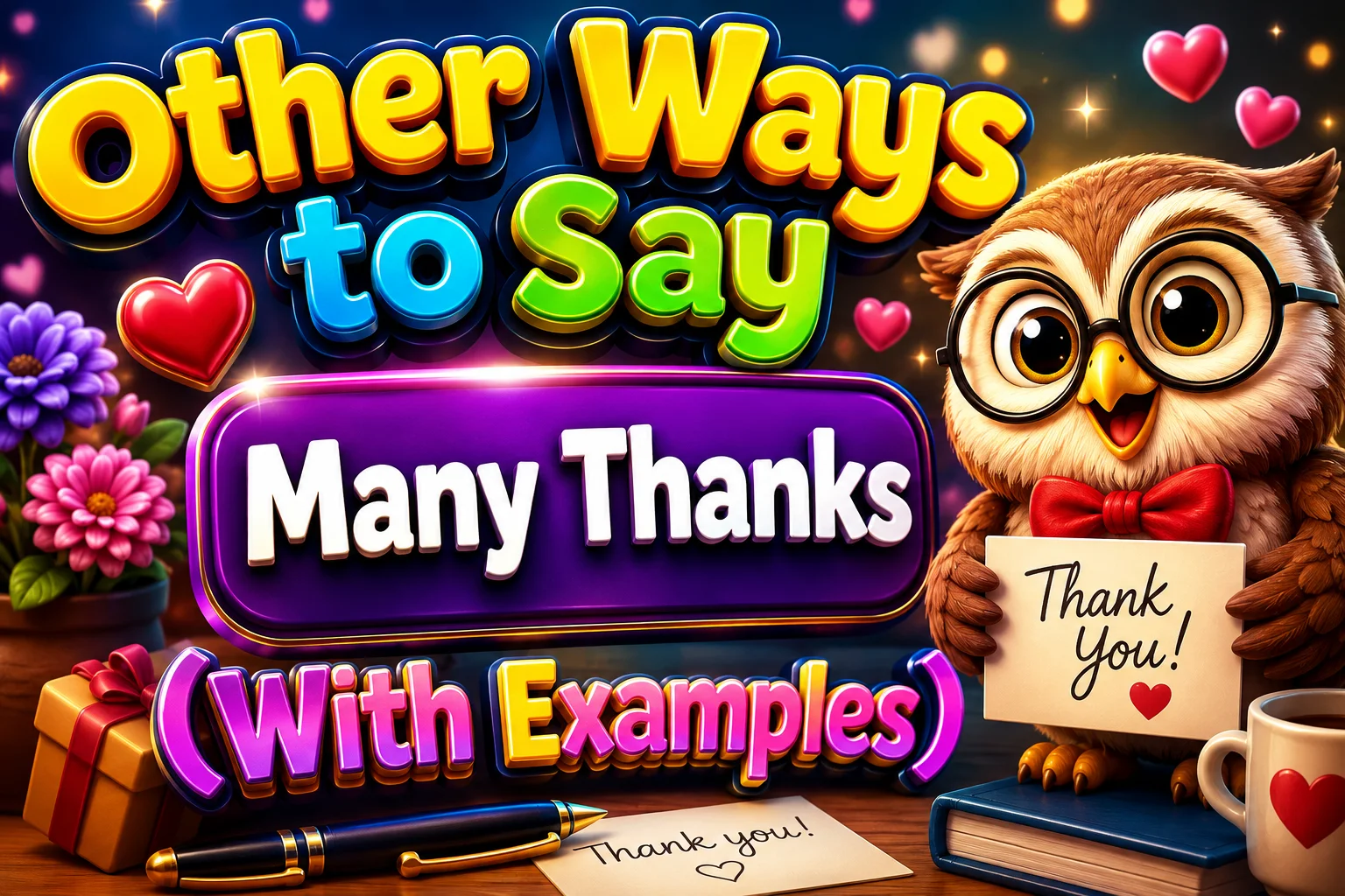 Other Ways to Say "Many Thanks" (With Examples)