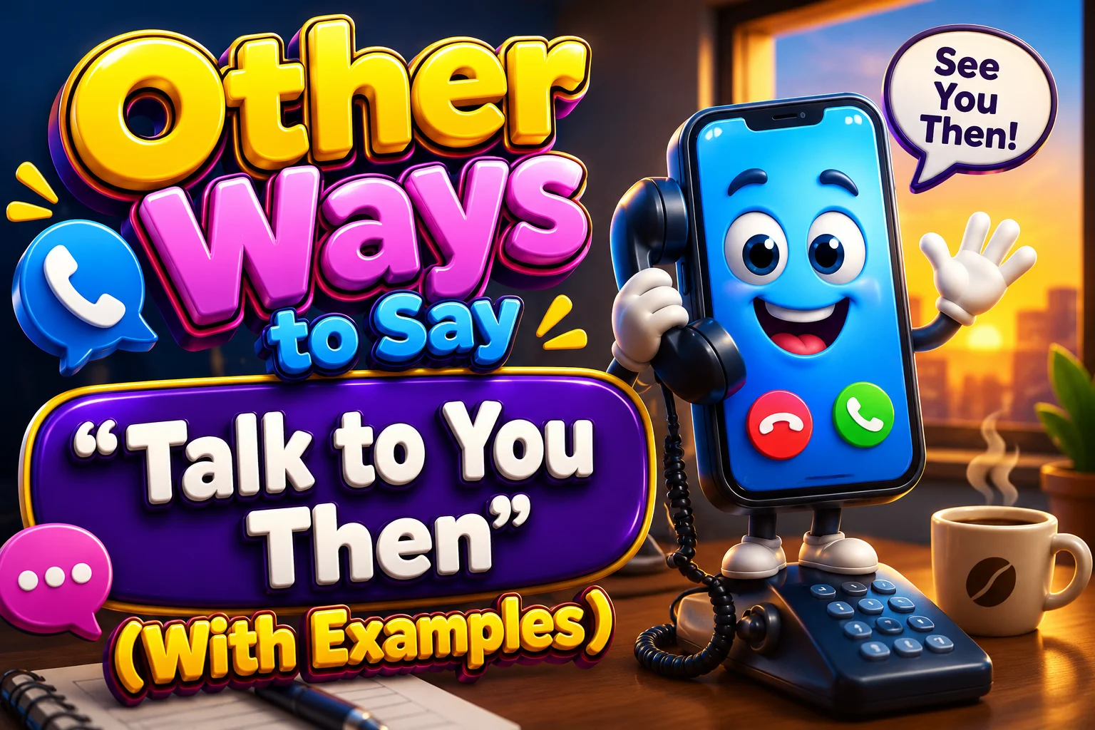 Other Ways to Say “Talk to You Then” (With Examples)