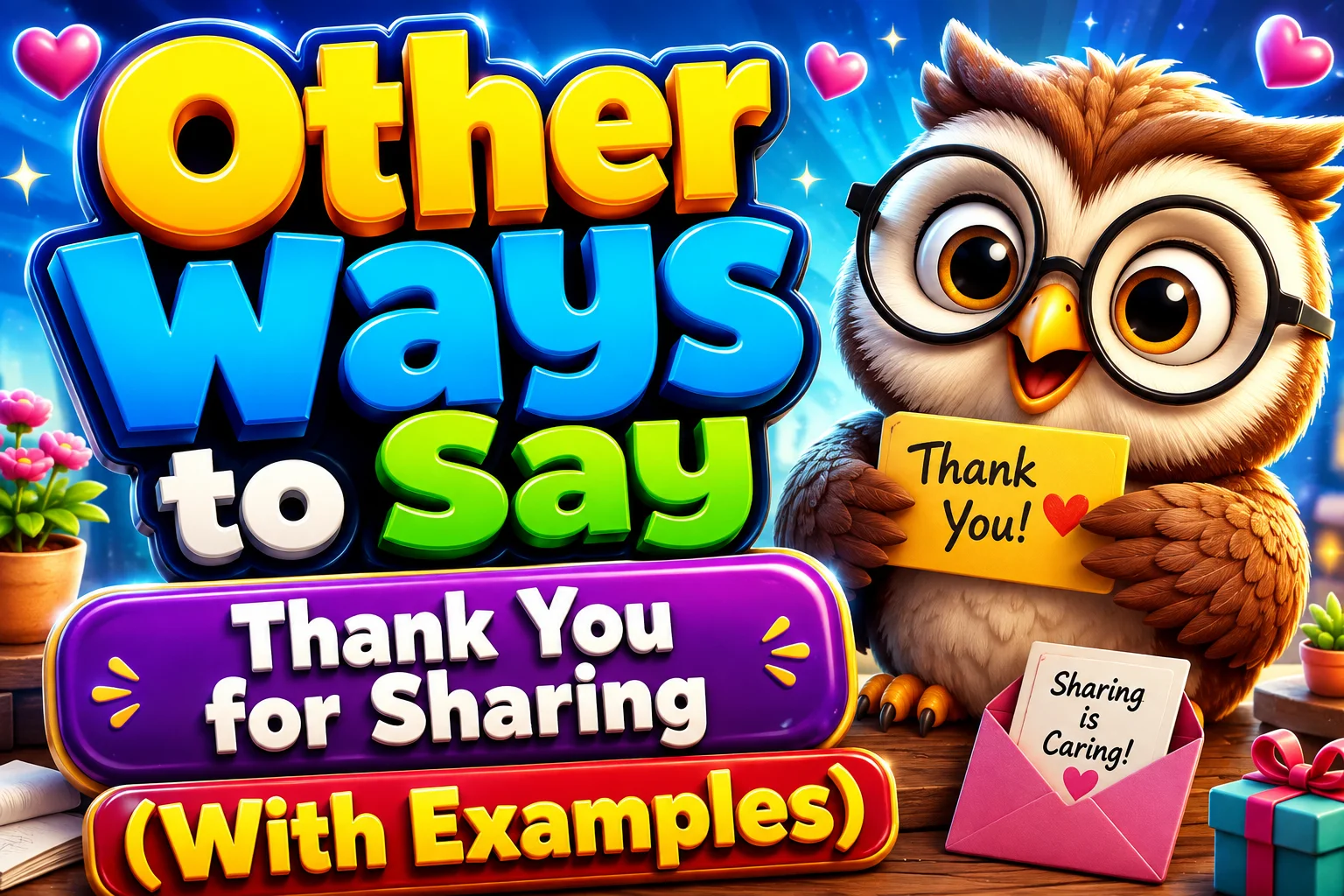 Other Ways to Say “Thank You for Sharing” (With Examples)