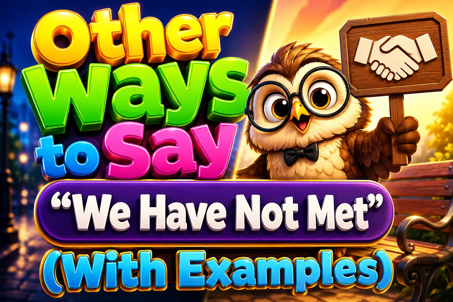 Other Ways to Say “We Have Not Met”