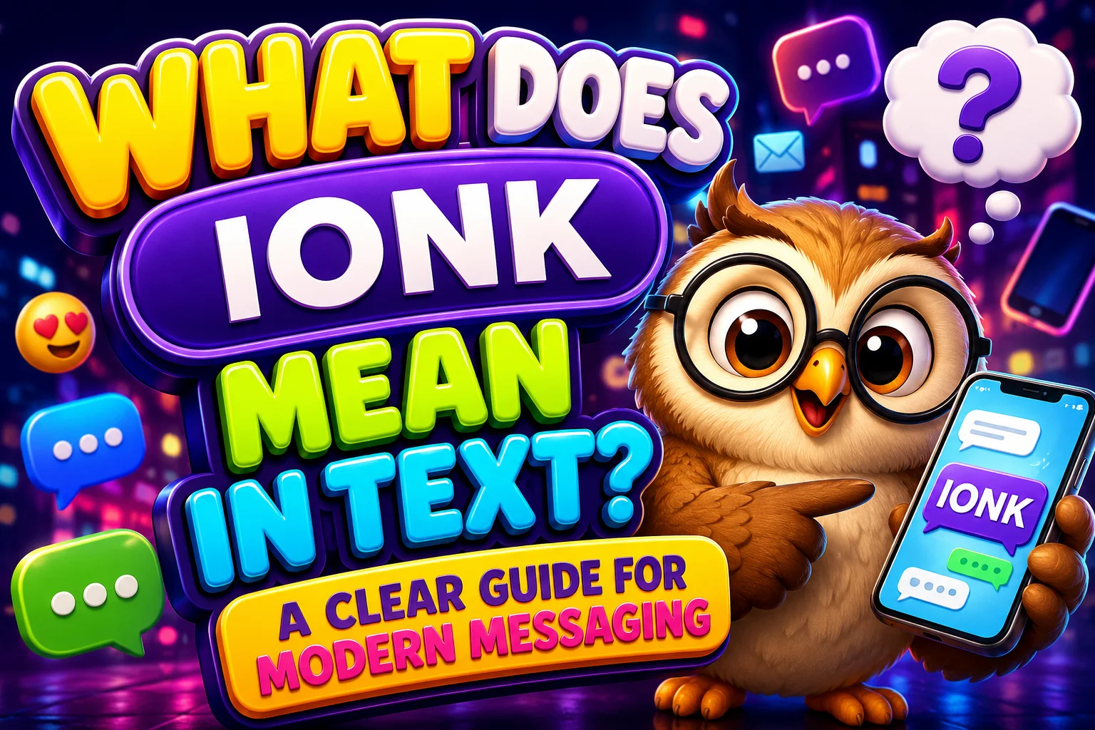 What Does IONK Mean in Text? A Clear Guide for Modern Messaging