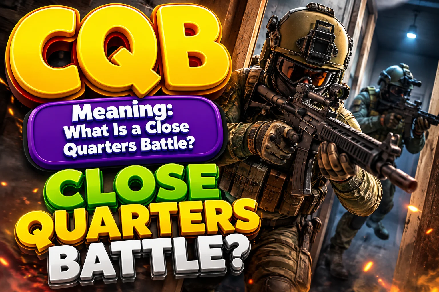 CQB Meaning: What Is a Close Quarters Battle?