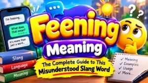 Feening Meaning: The Complete Guide to This Misunderstood Slang Word