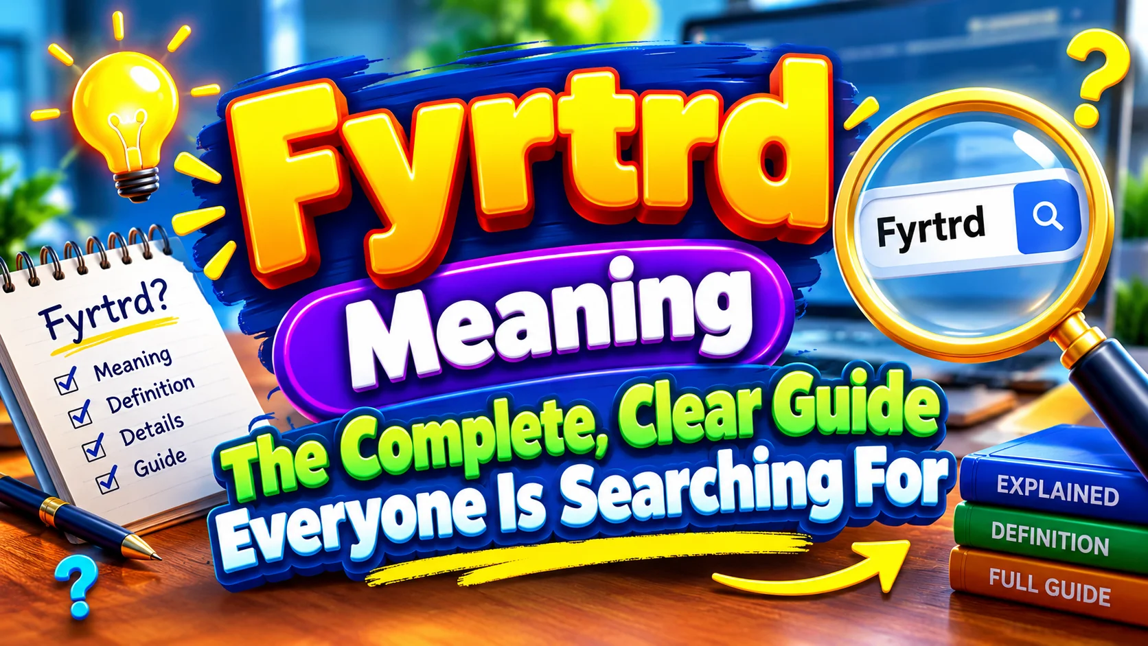 Fyrtrd Meaning: The Complete, Clear Guide Everyone Is Searching For
