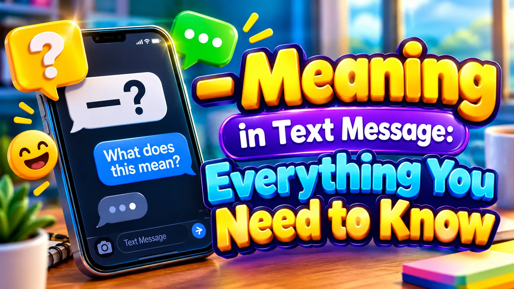 – Meaning in Text Message