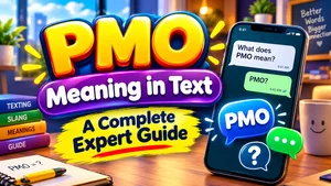 PMO Meaning in Text